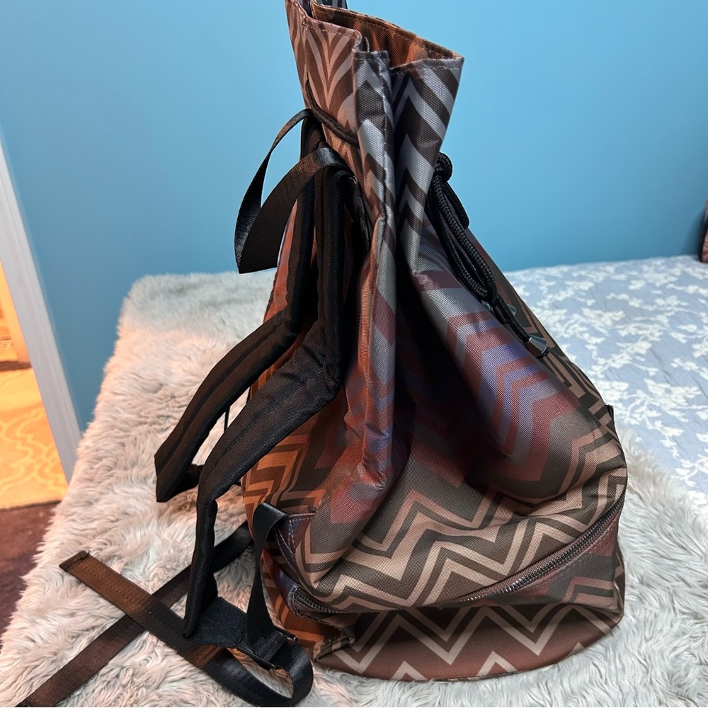 Missoni men’s Backpack Chevron Multicolored Striped - Picture 4 of 16